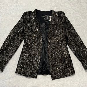 Zara sequin blazer - size M